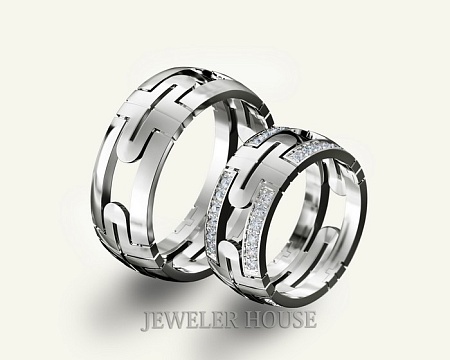 Реплика обручальных колец BVLGARI СТ-0005