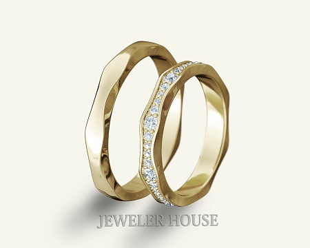 Реплика обручальных колец BVLGARI  СТ-0015
