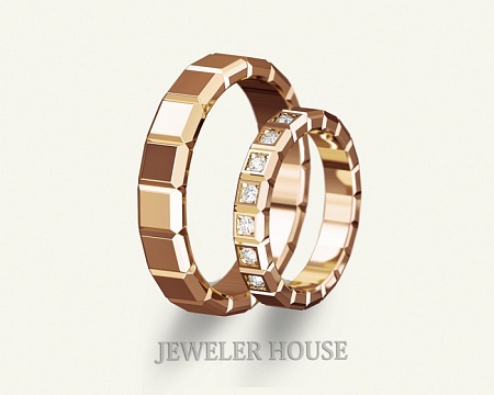 Реплика обручальных колец CHOPARD Ice Cube СТ-0020