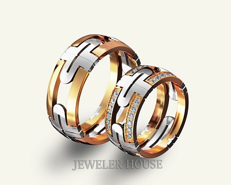 Реплика обручальных колец BVLGARI СТ-0005