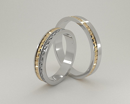 Реплика обручальных колец Boucheron СТ-0017