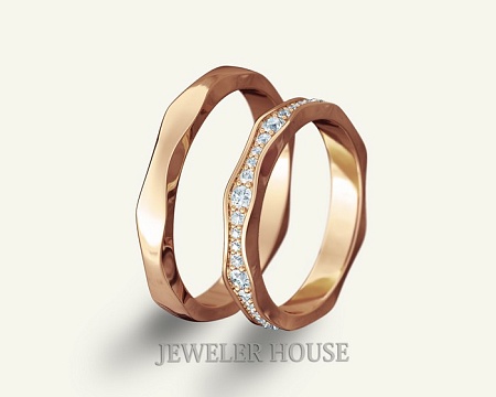 Реплика обручальных колец BVLGARI  СТ-0015